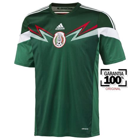 Playera Jersey Mexico Mundial 2014 Adidas Original Vbf - $ 949.00 ...