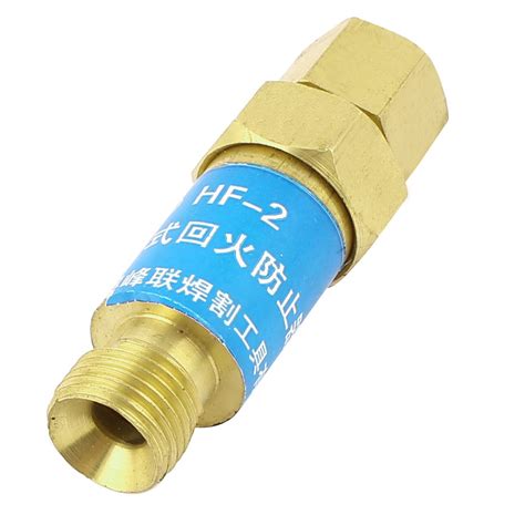 HF-2 Male to Female Thread Flashback Arrestor Gas Valve Regulator ...