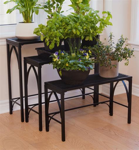 Nesting Plant Stands Table Allen + Roth Nesting 2 Plant Stand Or Side