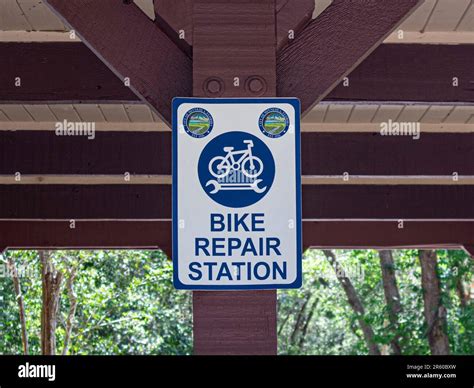 Bike Repair Station Sign at Jan Mercedes blog