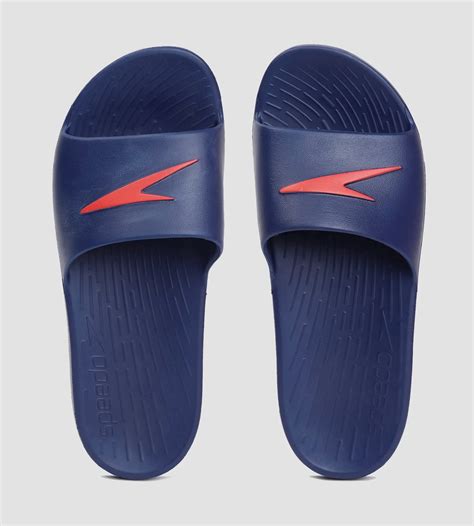 Buy Speedo Single Colour Slide Ammonite-Fed Red Footwear Online ...