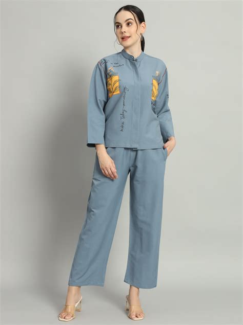 Amazing Slate Gray Co-ord Set – Golden Hour