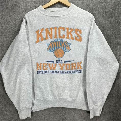 Vintage New York Knicks Basketball Sweatshirt - Depop