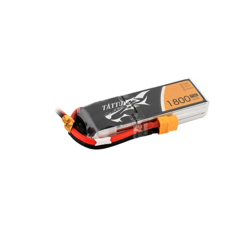TATTU 3S 11.1V 1800mAh 75C Lipo Battery with XT60 connector – RC Mumbai