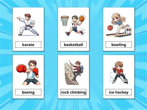 Sports Flash Cards 的图像结果