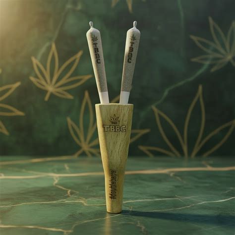 TBBC Double Barrel Wood Joint Holder | 2 in 1 J holder | 2-Hole Joint ...