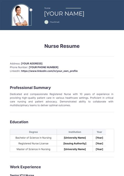 Nursing Portfolio Template Eucalyptus - 9a2abe4f8a8d0849fe2594151c84c98c nursing template resume