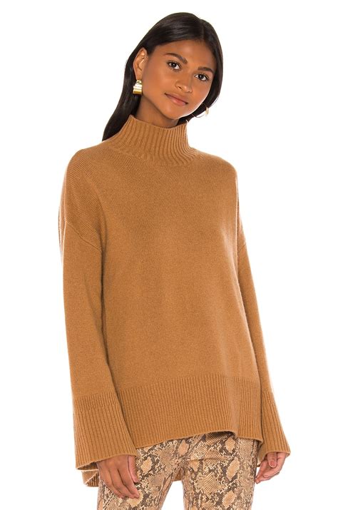 FRAME Cashmere Turtleneck in Camel Heather | REVOLVE