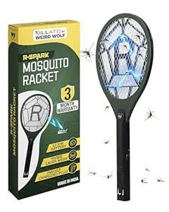 Weird Wolf Heavy Duty Mosquito Bat | Rechargeable Electric Fly Swatter ...