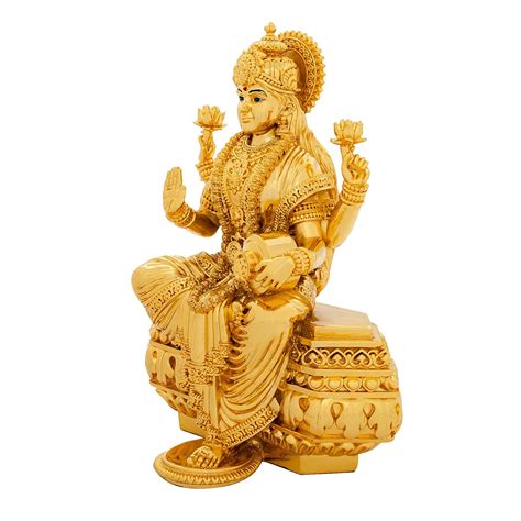 Shop Latest Gold Plated Laxmi Statue Online | Parakkat Jewels