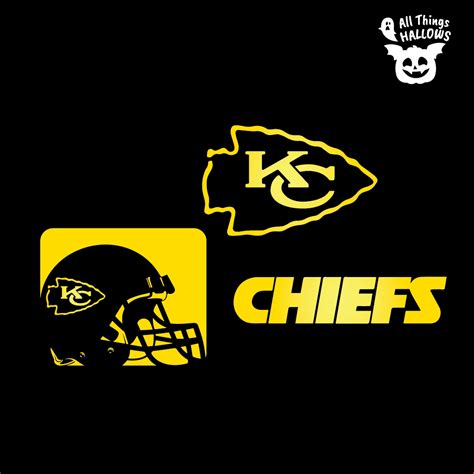 Kansas City Chiefs Pumpkin Stencil - Allthingshallows.com ...