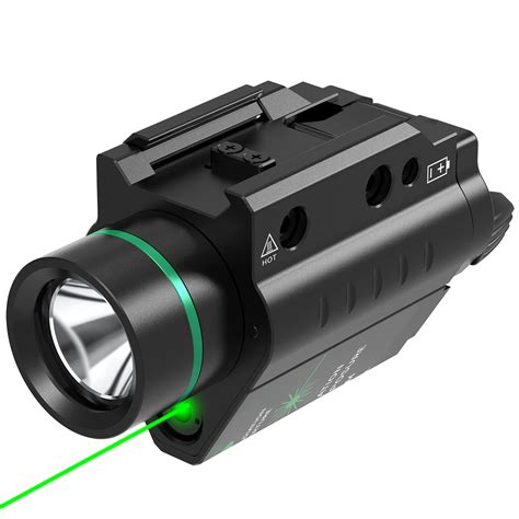 Buy FeyachiRed/Green Laser Flashlight Combo 500 Lumen Light with ...