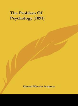 Buy The Problem of Psychology (1891) Book Online at Low Prices in India ...
