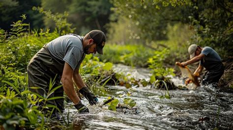 Passionate environmentalists committed to river restoration | Premium ...