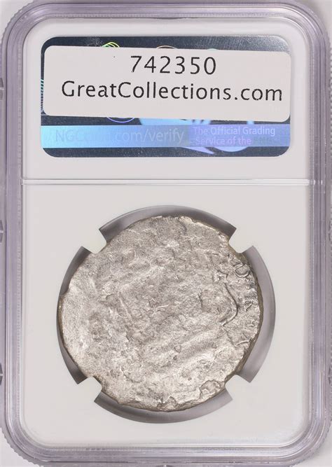 Spanish Colonial ND Silver 8 Reales El Cazador Shipwreck NGC Genuine ...