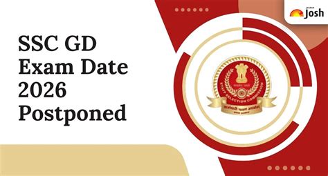 SSC GD Constable 2026 Exam Postponed: Check Official Notice, CAPFs ...