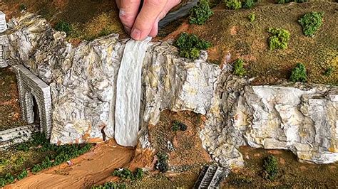 Image result for Model Railroad Waterfall Using Silicon