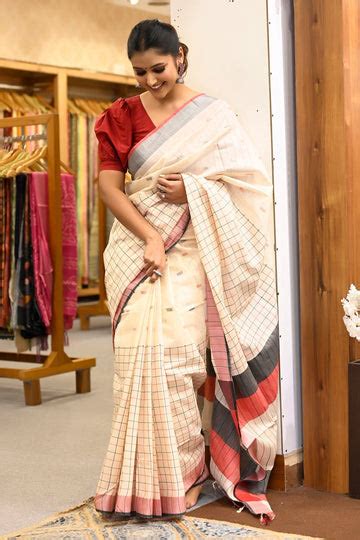 Bengali Sarees | Bengal Cotton Saree | Bengali Silk Sarees – BharatSthali