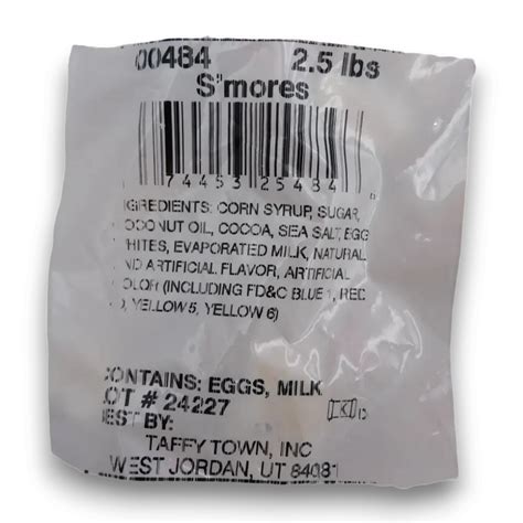 Taffy Town S'mores Salt Water Taffy 1.13kg Bag