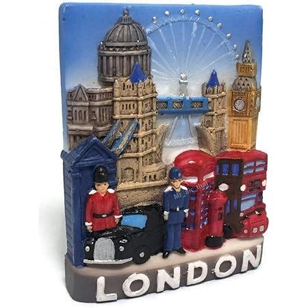 Buy Tower Bridge Big Ben, LONDON SOUVENIR RESIN 3D FRIDGE MAGNET ...