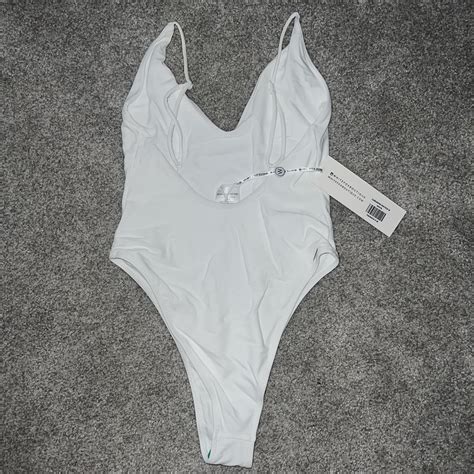 White Fox Currarong One Piece Swimsuit Never worn,... - Depop