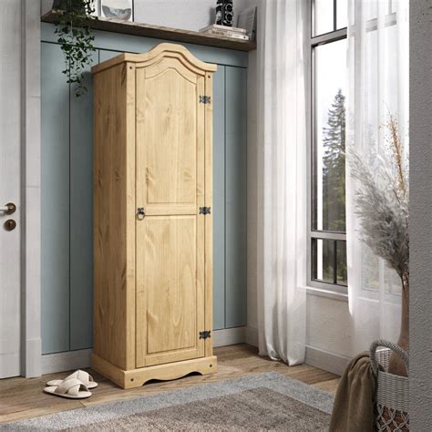 Brannick Solid Wood Wardrobe Armoire Functional and Stylish Bedroom ...
