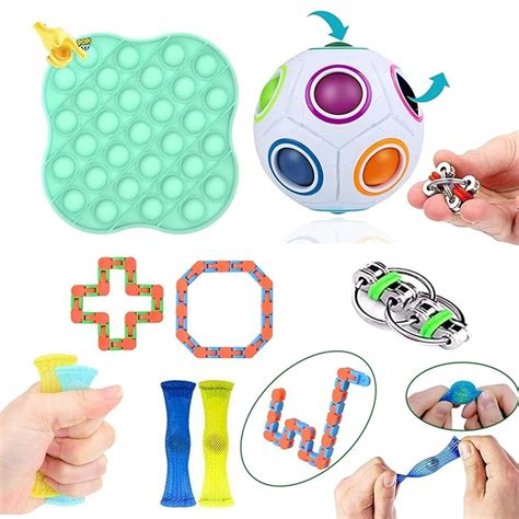 Buy Fidget Toys Pack, Fidgets Cheap for Kids and Adults, Stress Relief ...