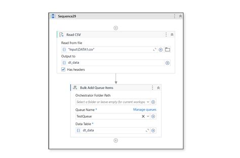 Image result for Load CSV into Queue UiPath
