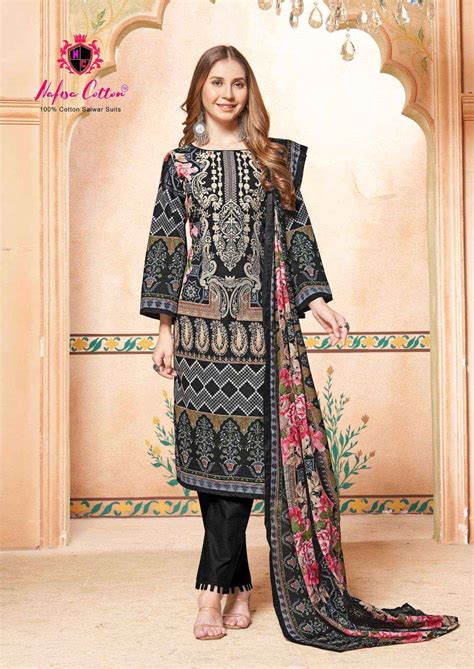 NAFISA COTTON ESRA VOL 4 SALWAR KAMEEZ SURAT WHOLESALER