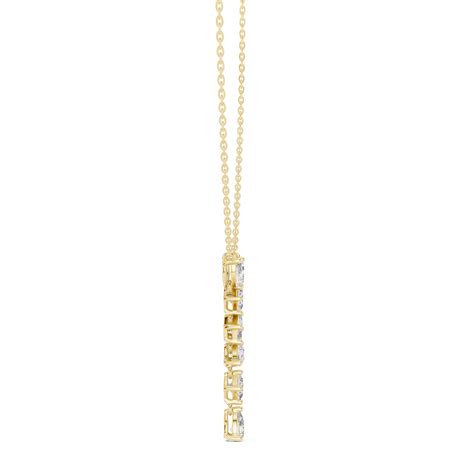 Multi-Cut Diamond Drop Necklace – Nena Jewels