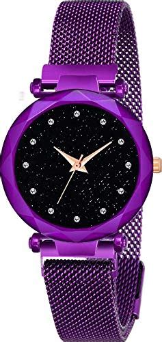VIVERA Enterprise Casual Analogue Black Dial Women's Stainless Steel ...