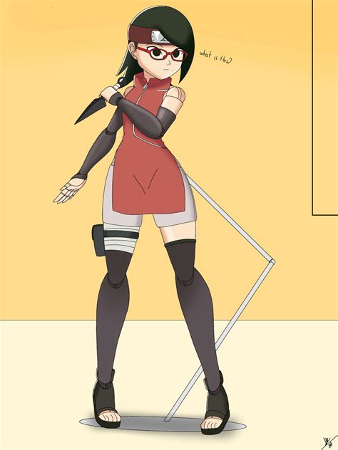 Sarada Uchiha action figure. by diegosagiro on DeviantArt