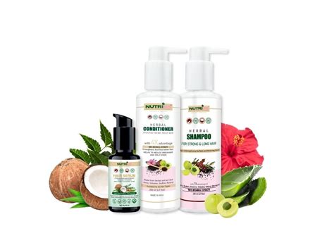 Buy NUTRIBS HAIR CARE COMBO i.e. HERBAL SHAMPOO, HERBAL CONDITIONER AND ...