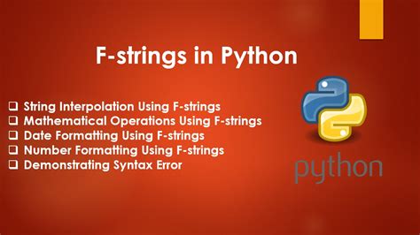 Image result for Notes of F String in Python