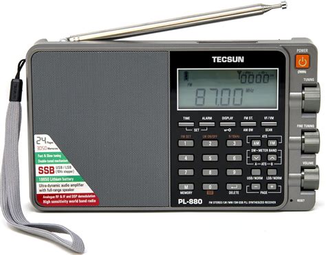 Buy TECSUN Short Wave Radio PL-880 White Color at Ubuy India