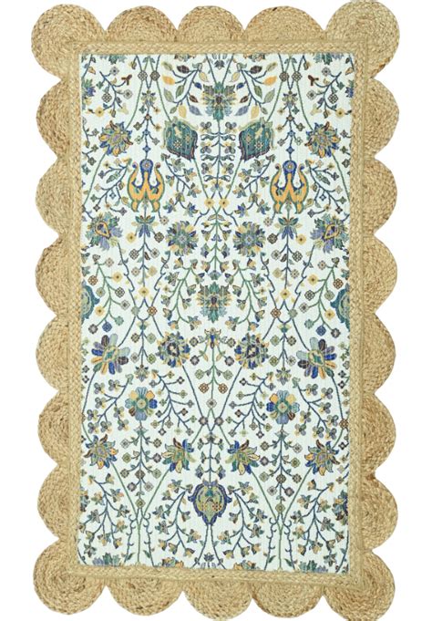 Asad Dhurrie: Rust & Beige Persian Luxury Rug