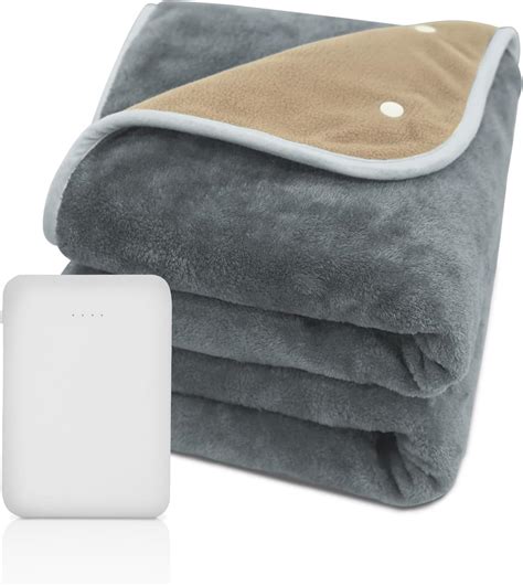 USB Heated Blanket Throw Battery Operated 30"x40" Portable Heated Throw ...