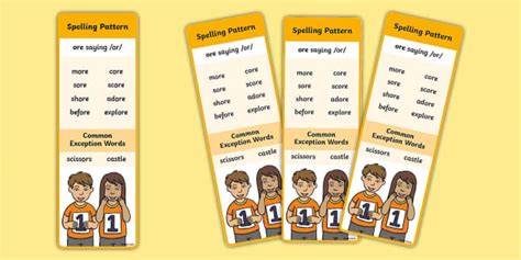 Level 5 Week 29 Spelling Editable Bookmarks (teacher made)