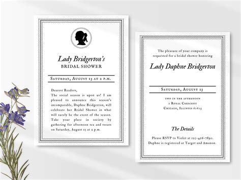Lady Whistledown Letters Template - Printable And Enjoyable Learning