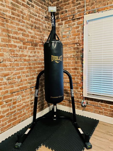 Everlast Punching/Boxing/speed bag -80 lBs with dual bag stand for Sale ...