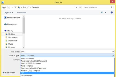 Image result for Word Save as PDF