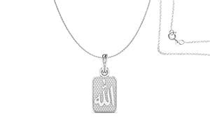 Buy Akshat Sapphire Sterling Silver (92.5% purity) Religious God Allah ...