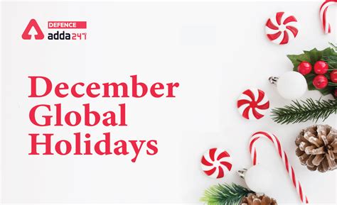 December Global Holidays 2022, Check Complete List