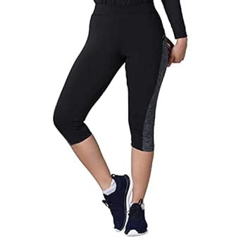 Buy Nivia Euro - 4 Female Capri Size - S (Black/Dark Grey) at Amazon.in