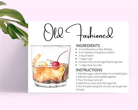How To Make An Old Fashioned Drink Recipe at Makayla Sleath blog