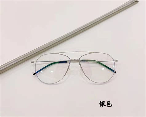 德国顶级手工眼镜品牌 LUNOR 的经典无框眼镜，乔帮主的经典形象款