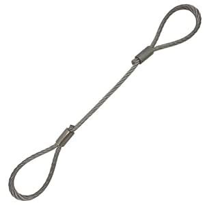 Lift-UP Heavy Duty Wire Rope Sling – Eye & Eye | Single Body | 12mm Dia ...