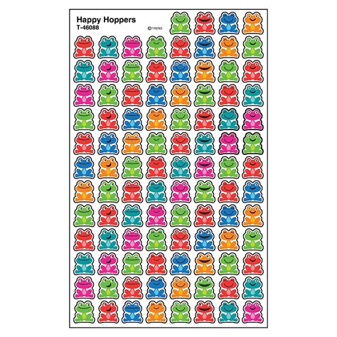 Buy Trend Enterprises Happy Hoppers Super Shapes Stickers (800 Piece ...