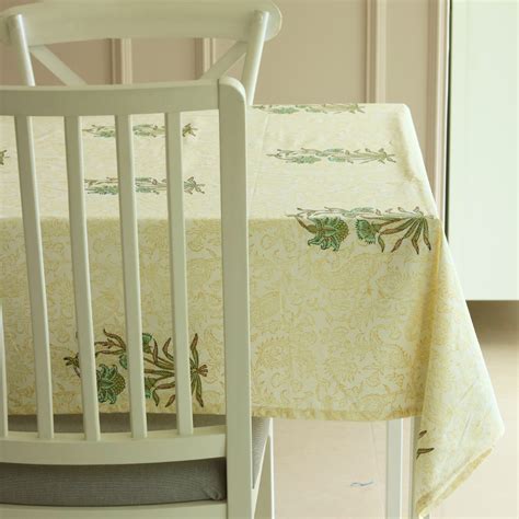 Wipeable & Anti-Slip Cotton Table Linen | Table Cloth | Whispering ...