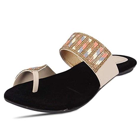 DARLING DEALS Womens Ethnic kolapuris Fancy Slippers for Ladies ...
